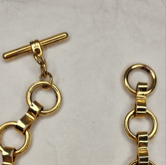 40s gold chainlink bracelet - Picture 6 of 7